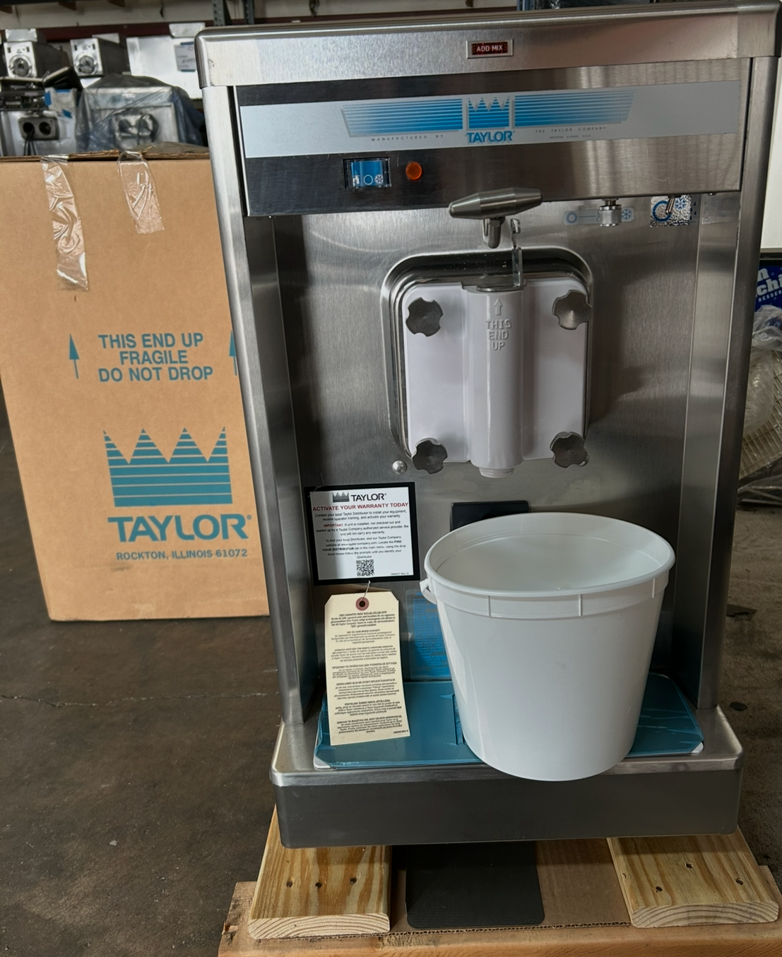 New Taylor 702.27 Single-Flavor Soft Serve Machine | 220V | Lane ...